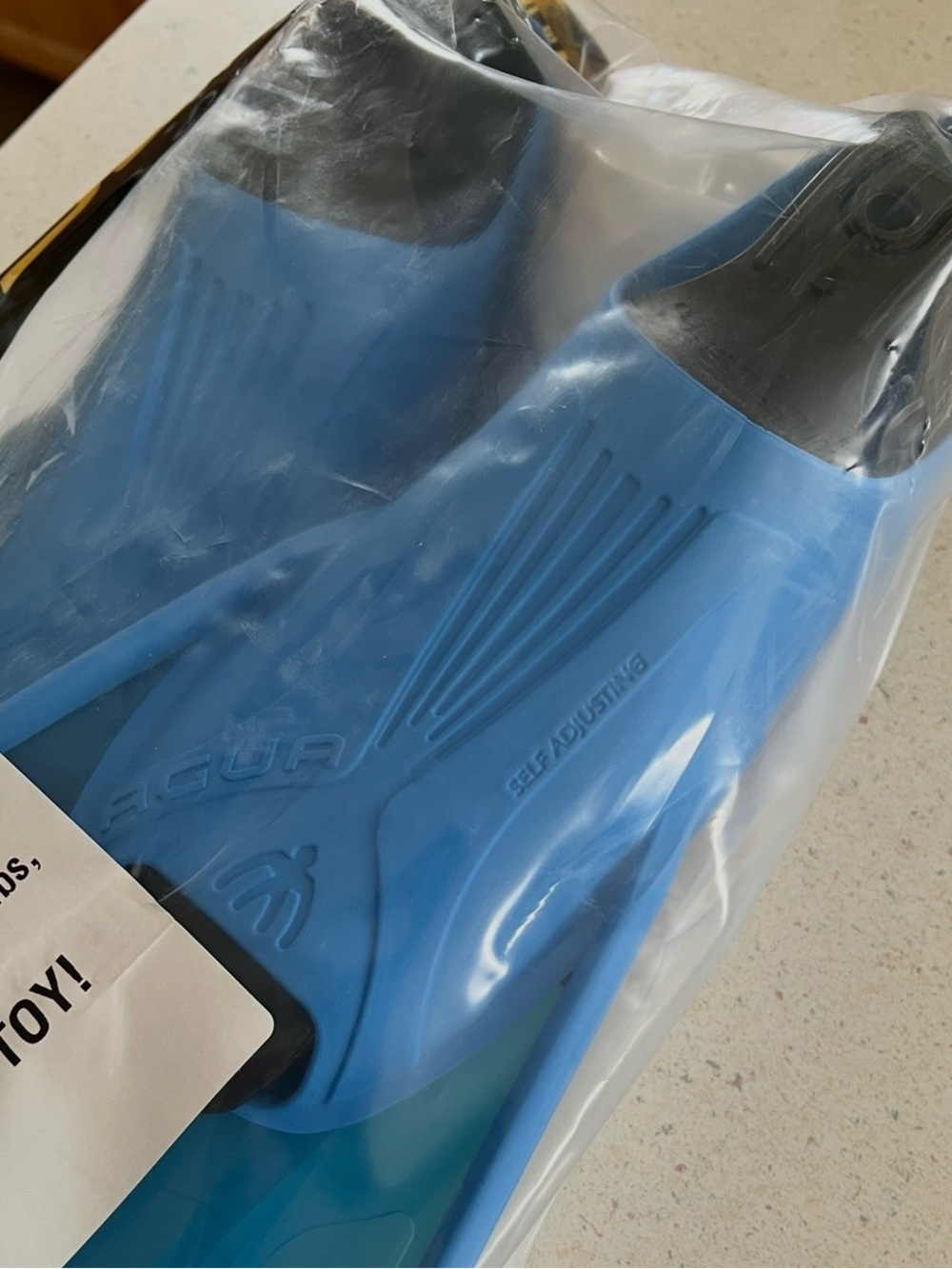 Cressi - Agua Fins Adult - Aqua Blue Size 39/40 Full Foot Made In Italy NEW - Picture 10 of 12